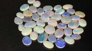 Multicolour Australian Coober Pedy Opal 43 Pc 3450 Carat G1185 [upl. by Donnell]