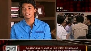 24anyos na si Migz Villafuerte tinalo ang lolong si Luis Villafuerte sa pagkagobernador [upl. by Garcon]