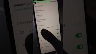How To Show Internet Speed On Status Bar shorts [upl. by Yniar]