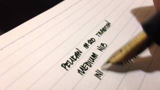 Pelikan M200 Tradition Writing Sample [upl. by Domenech]