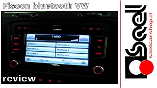 Bluetooth Fiscon VW RCD510  RNS510 retrofit  Sael snc [upl. by Pren]