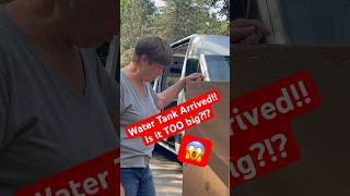 Will the Water Tank Fit Van Build Stress shorts [upl. by Intruok]