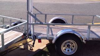 2012 Load Rite 5X8 Galvinized Utility Trailer [upl. by Ymme]