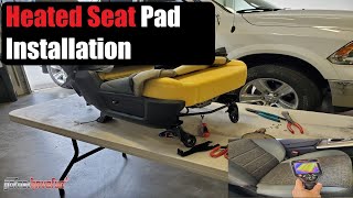 How to Install amp Wire Aftermarket Heated Seat Pads  AnthonyJ350 [upl. by Enelcaj]