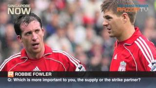 Robbie Fowler says a striker is only as good as the team [upl. by Rogers]