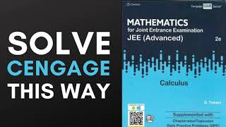 Best way to solve CENGAGE  Highly effective approach  cengage jee2022 jee2023 [upl. by Hayott821]