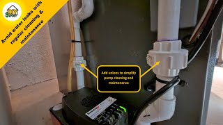 How to Add PVC Unions to Your Condensate Pump to Simplify Maintenance [upl. by Suirada]