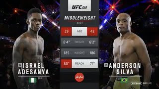 UFC 234 Israel Adesanya vs Anderson Silva Full Fight [upl. by Jasik]