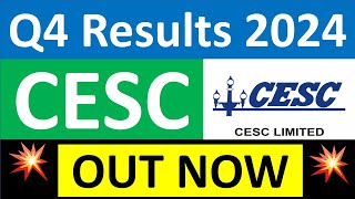 CESC Q4 results 2024  CESC results today  CESC Share News  CESC Share latest news  CESC Dividend [upl. by Preiser]