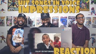 Hit Rap Songs In Voice Impressions Reaction [upl. by Posner882]