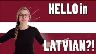 LATVIAN GREETINGS PART 1  IRREGULAR LATVIAN LESSON [upl. by Amadas]