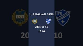 U17 Nationell Tellus  Vänersborg [upl. by Higginbotham]