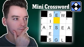 ASMR Solving Mini Crossword Puzzles [upl. by Ariaes50]