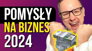 🚀 TOP 5 PEWNE Pomysły na Biznes Online ✨ 2024 [upl. by Eustache]