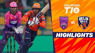 Delhi Bulls vs New York Strikers  Abu Dhabi T10  Match 18  Highlights  JioCinema amp Sports18 [upl. by Elmaleh]