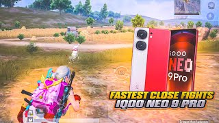 FASTEST CLOSE FIGHTS 💥 IQOO NEO 9 PRO GAMING TEST 90FPS 34 UPDATE  LAG HEATING amp BATTERY DRAIN [upl. by Drucill]