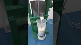 Coconut Milk Hydraulic Press MPH10 [upl. by Ninaj]