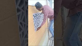 WPC sheet cnc cutting with clear white glass viral vedioshorts reelssingham bollywoodskill [upl. by Madea]