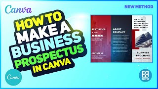 How to Make a Business Prospectus in Canva  Professional Design Tutorial [upl. by Pulcheria]