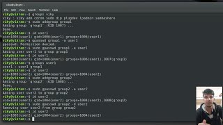 groups in linux  create  modify and delete groups  types of groups  remove amp add user to a group [upl. by Alyehc]