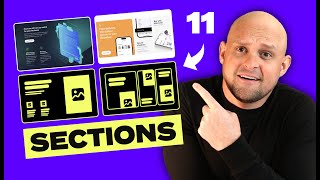 11 Section layouts to make your website ultra UNIQUE [upl. by Estrin]
