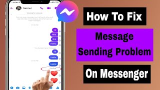 How To Fix Message Sending Problem On Messenger  Messenger Message Not Sending Problem Fix [upl. by Nahgrom785]