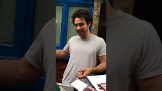 Aidan Turner  TLOI Stage Door [upl. by Ahsaek]