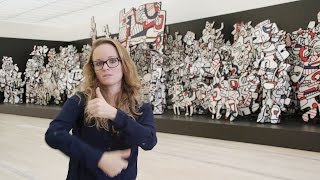 Jean Dubuffet – Metamorphosen der Landschaft Natasha Ruf in Gebärdensprache [upl. by Lonna786]