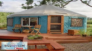 Outdoor Yurt Camping Tent Farmhouse Thick Canvas Warm Windproof European Style Tent Review [upl. by Akcimehs]