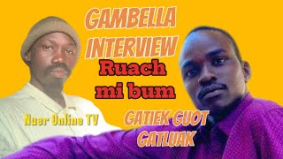 Gambella Nuer online Interview with Gambella youth Mr Gatiek Guot about issue facing in gambella [upl. by Antons]