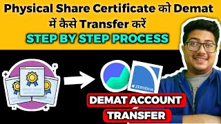 How to convert physical share certificates into Demat form Step By Step Process  By Umang Kumar [upl. by Lunette]