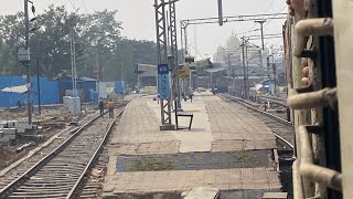 11124 BARAUNI GWALIOR MAIL ENTERING AT KANPUR CENTRAL PF NO 2 jhansi baraunigwaliormail kanpur [upl. by Tacklind387]