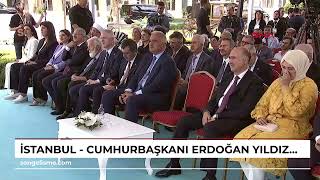 İstanbul  Cumhurbaşkanı Erdoğan Yıldız Sarayının açılışını yaptı Geniş haber [upl. by Ekud]