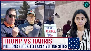 US Election 2024 17 Million Americans Embrace Early Voting in Historic Turnout  Trump Vs Harris [upl. by Derej]