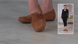 Vionic Suede Loafers  Bridget on QVC [upl. by Yenruoc]