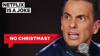 Sebastian Maniscalco Tried To Baptize His Jewish Baby  Netflix Is A Joke [upl. by Xaviera]