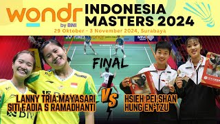 FINAL  HSIEH  HUNG TPE MAYASARI  RAMADHANTI INA  INDONESIA MASTERS II 2024 BADMINTON [upl. by Yvad289]