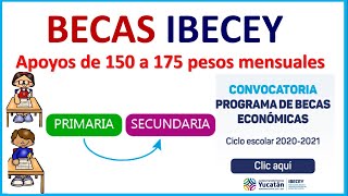 🥇 Becas IBECEY Programa de Becas Económicas 20222023 Apoyo de becas para Primaria y Secundaria 🥇 [upl. by Critchfield993]