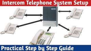 How to install an intercom telephone system  PABX a Practical step by step guide [upl. by Adamek633]