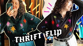 How to Needle Felt  vintage cashmere thrift flip  fall style inspiration DIY beginner [upl. by Eicnan]