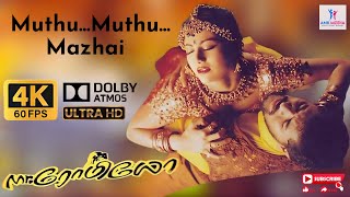 Muthu muthu Mazhai 4k 60 fps Video Song  Mr Romeo  Prabhudeva  Shilpa Shetty  A R Rahman [upl. by Aihsemek]