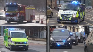 UK Emergency Vehicles Responding  Best of 2021 [upl. by Ainessej415]