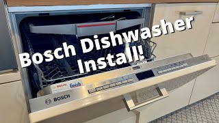 How to Install a Fully Integrated BoschSiemens Dishwasher  Step by Step Tutorial [upl. by Dixon776]