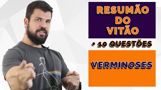 Resumão do Vitão  Parasito  Verminoses  Platelminto e Nematelminto  ENEM  UERJ  FUVEST UNICAMP [upl. by Rekab2]