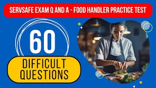 ServSafe Exam Questions And Answers  Food Handler Practice Test 60 Difficult Questions [upl. by Hardden]