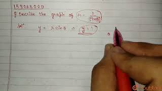 Describe the graph of r1sin theta  CLASS 12  POLAR COORDINATES  MATHS  Doubtnut [upl. by Aisanat993]