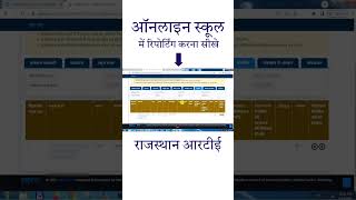 RTE Rajasthan Online Reporting Kaise Kare [upl. by Halli757]