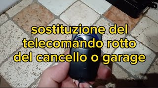 Come sostituire il telecomando di cancello e garage [upl. by Aicilaf]