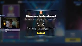 GHOST AYDAN BANNED FROM FORTNITE For quotEXPLOITINGquotSMURFINGG [upl. by Acirrehs21]