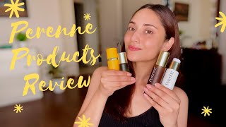 Perenne Cosmetics Review  Perenne Sunscreen  Perenne Toner  Perenne Moisturiser amp skin care [upl. by Ardnuhsed]